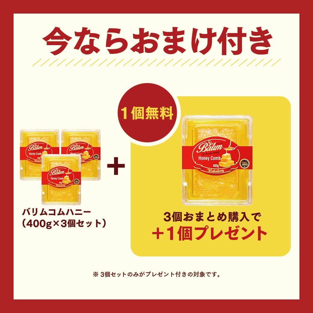 コムハニー 400g｜ドイツ産 巣蜜・コームハニー Balim