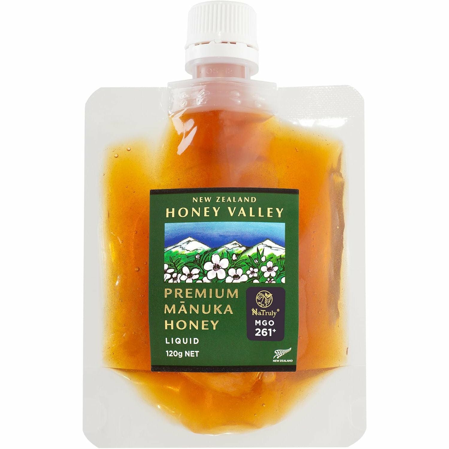 マヌカハニー MGO 261+ パウチタイプ。UMF 10+ 相当のマヌカ蜂蜜です。