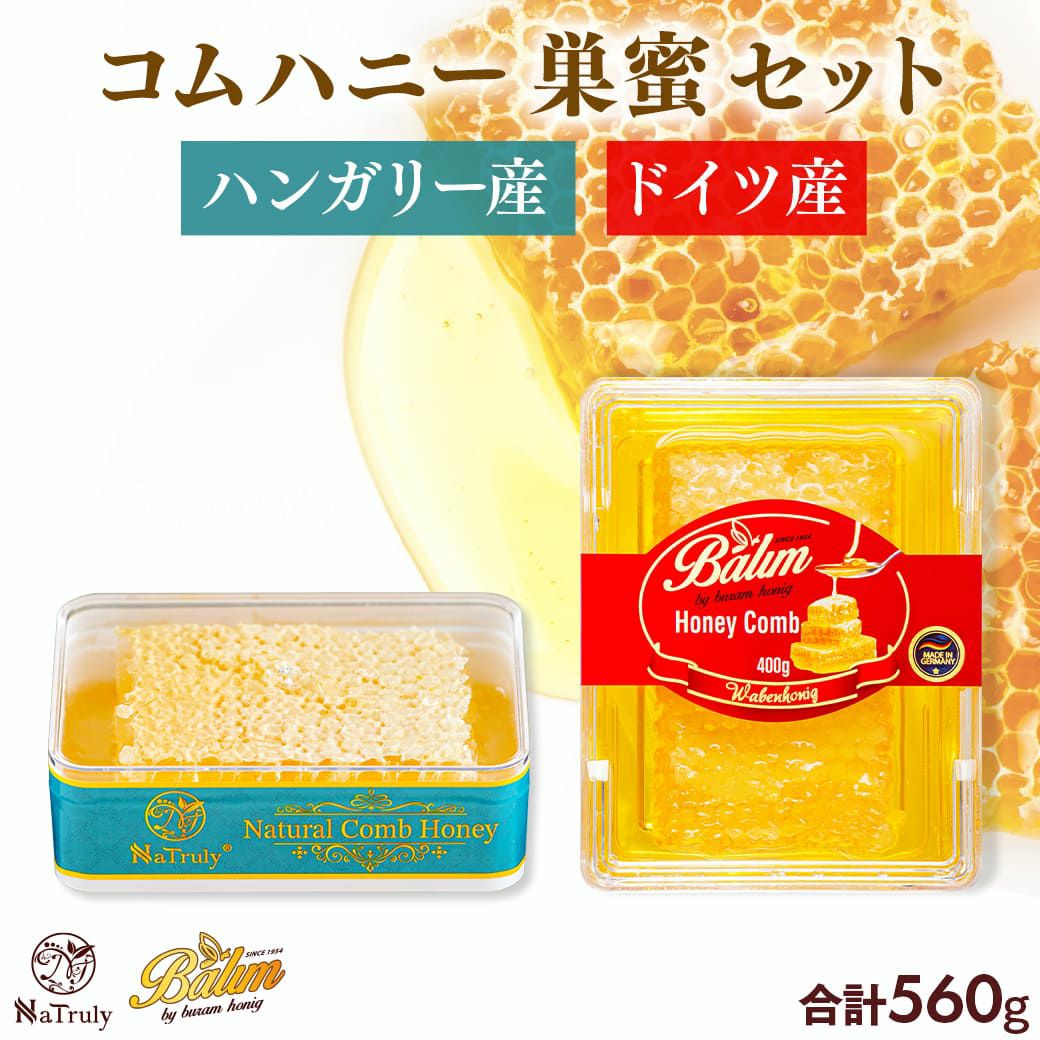 はちみつ コムハニー 2種セット ハンガリー産 160g ドイツ産 400g